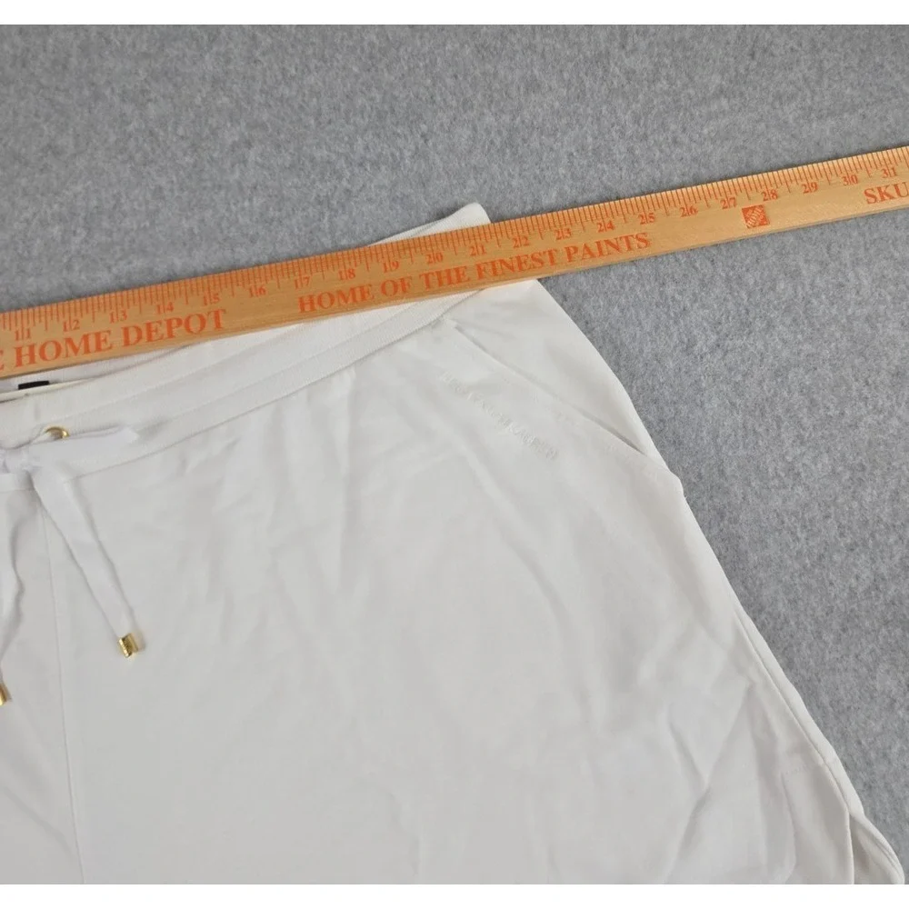 Polo Ralph Lauren Women Size 3X Fleece‎ Shorts White Stretch Summer NWT